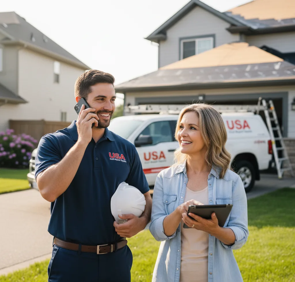 USA Roof Repair Experts customer support in Courtland